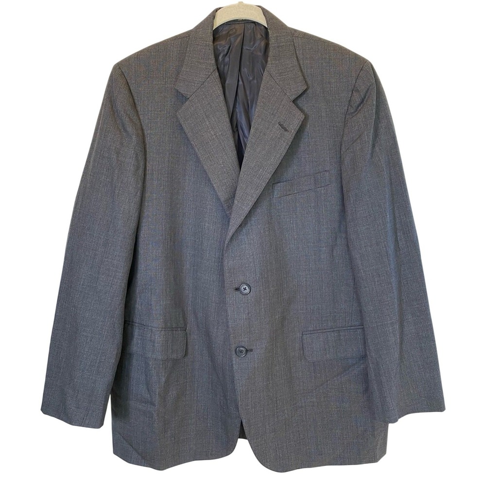 Bunce Brothers Cleveland H. Freeman &‎ Son Men's  Gray Wool Suit Jacket Blazer